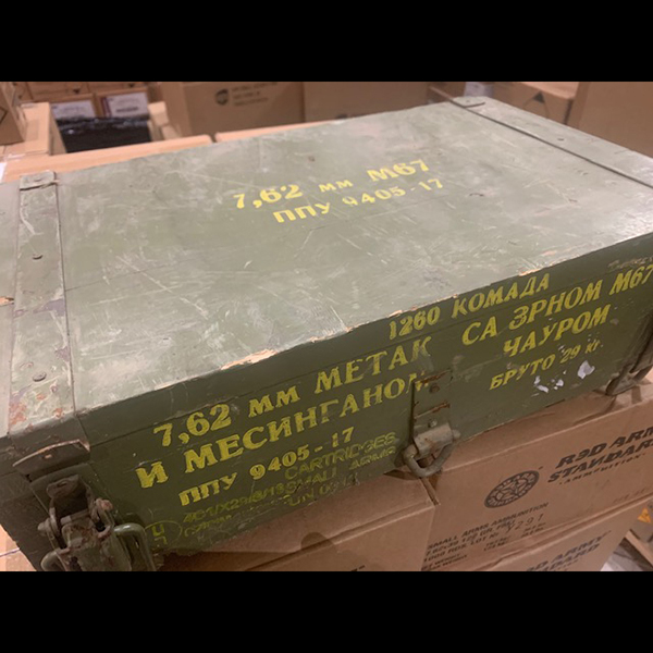 Yugoslavian 7.62x39 M67 Non-Corrosive Ammo, Box of 40, 10