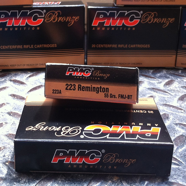 PMC Bronze 223 55 gr. FMJ 223A 20 rnd/box [PMC223A-20] - $10.25 : Ammo ...