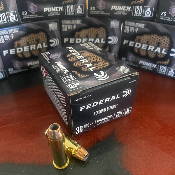 Federal Prem PUNCH 38 SPECIAL +P 120 gr. JHP PD38P1 20 rnd/box [PD38P1 ...