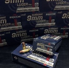 Fiocchi SUBSONIC FMJ Ammo